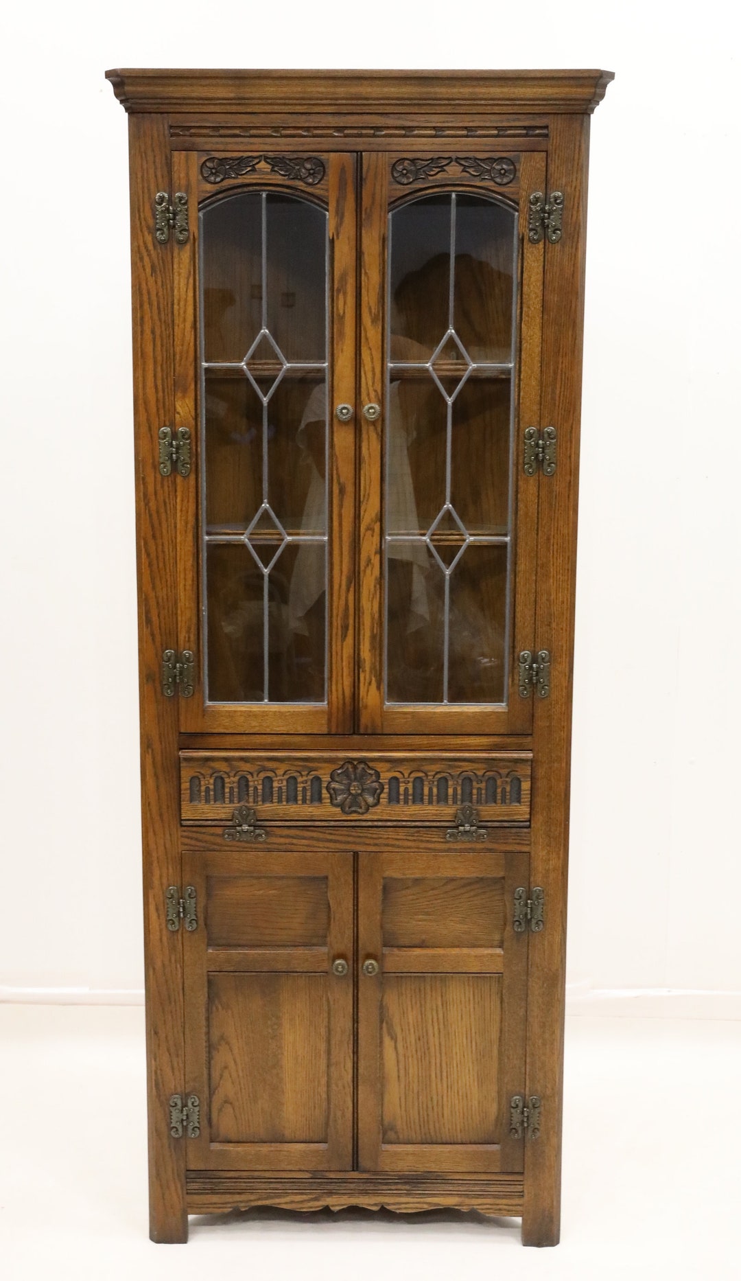 Old Charm Tall Corner Display With Lighting LT FREE Etsy