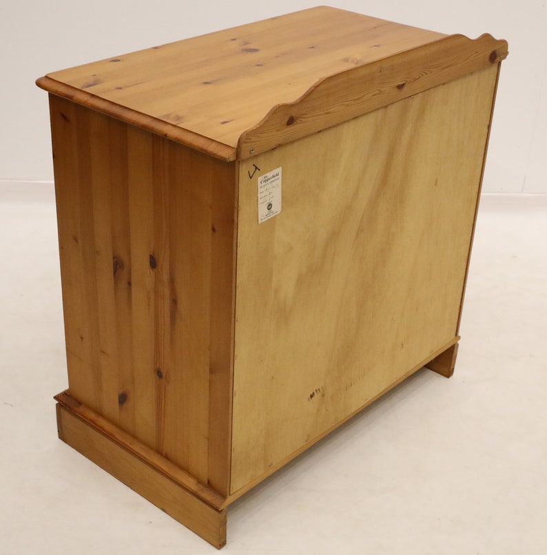 A Vintage Pine Chest of Drawers With Back Ledge Swing Handles FREE UK Delivery Etsy UK