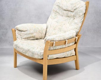 Ercol Saville Easy Chair Armchair Light Finish Ercol's Upholstery FREE Delivery