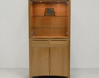 Ercol Oak Artisan Sideboard Display Cabinet Top Light Finish FREE UK Delivery*