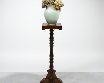 Old Charm Plant Stand Oak Tudor Brown Finish Model 2164 FREE Nationwide Delivery