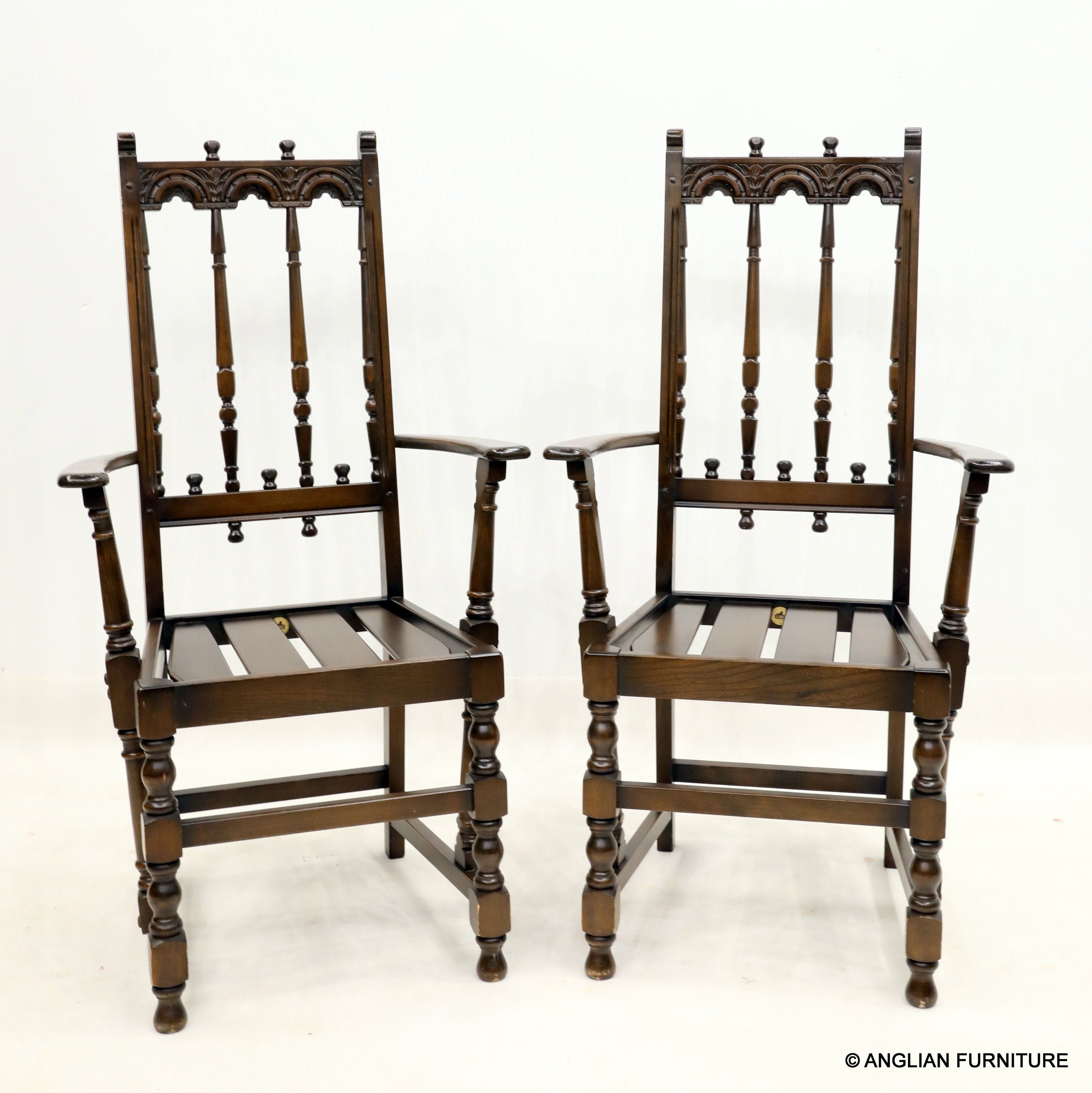 2 Ercol Yorkshire Carver Dining Chairs Retro Armchairs FREE UK Etsy