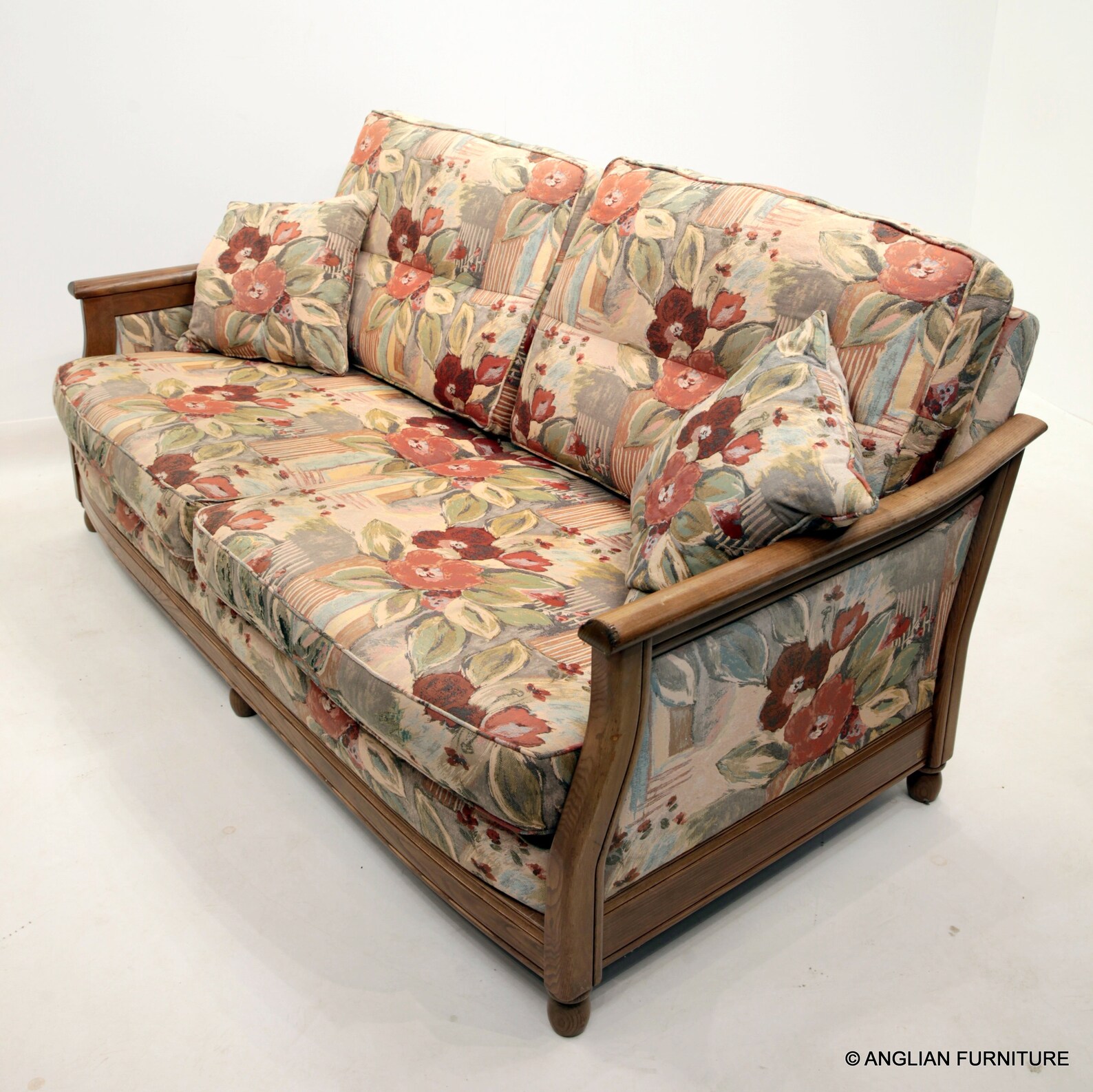 Genuine Ercol Bergere 3 Seater Settee Frame Ercol's Golden Etsy UK