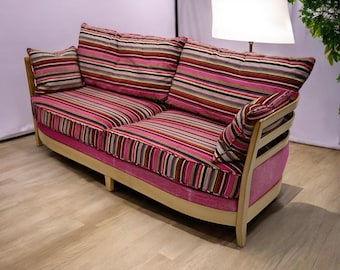 Ercol Pink 3str Sofa Genuine Ercol Upholstery Light Blonde Finish FREE Delivery*