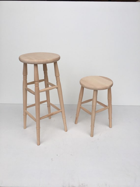 Unfinished bar stools with on sale backs