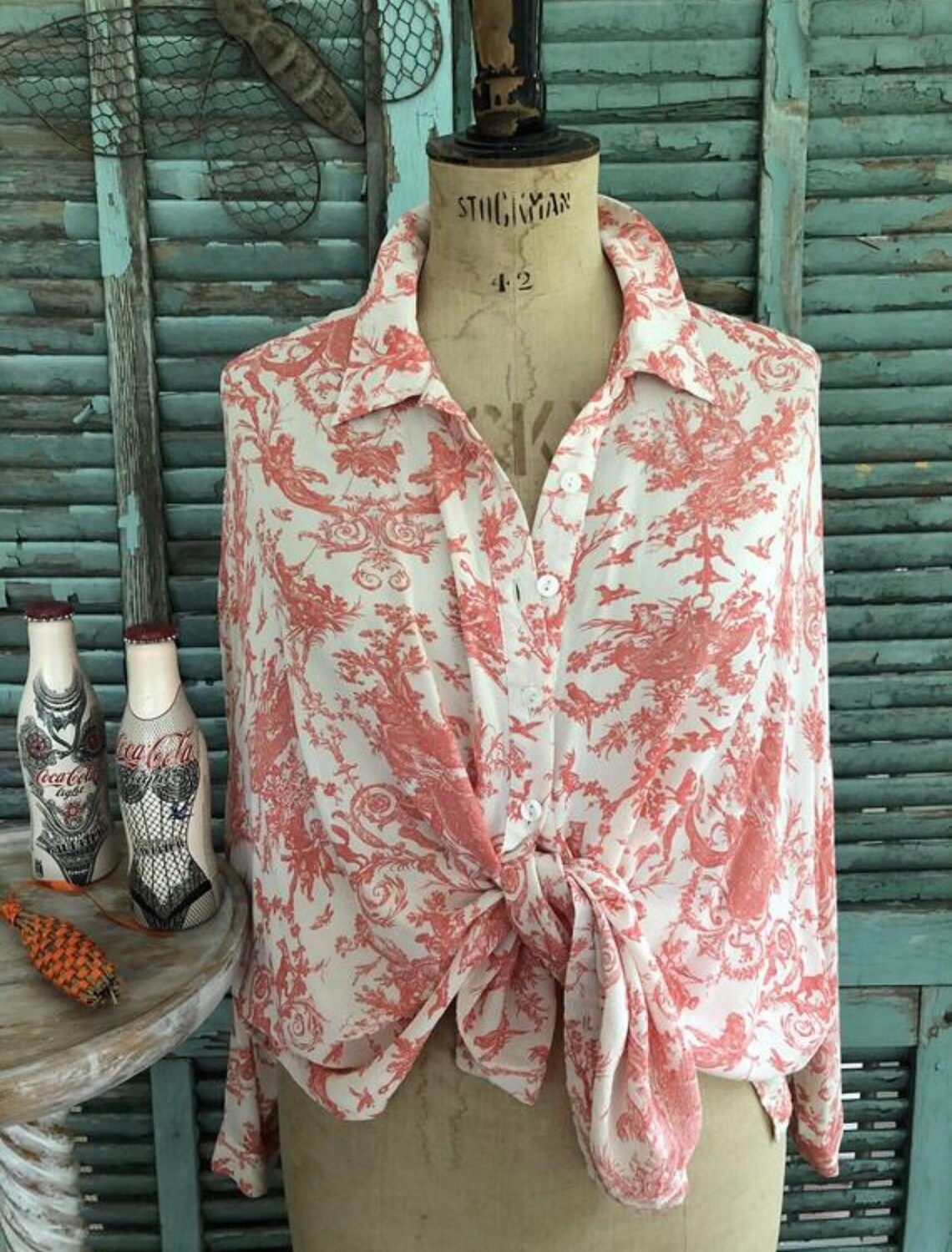 TISSU ROBE TOILE DE JOUY Etsy