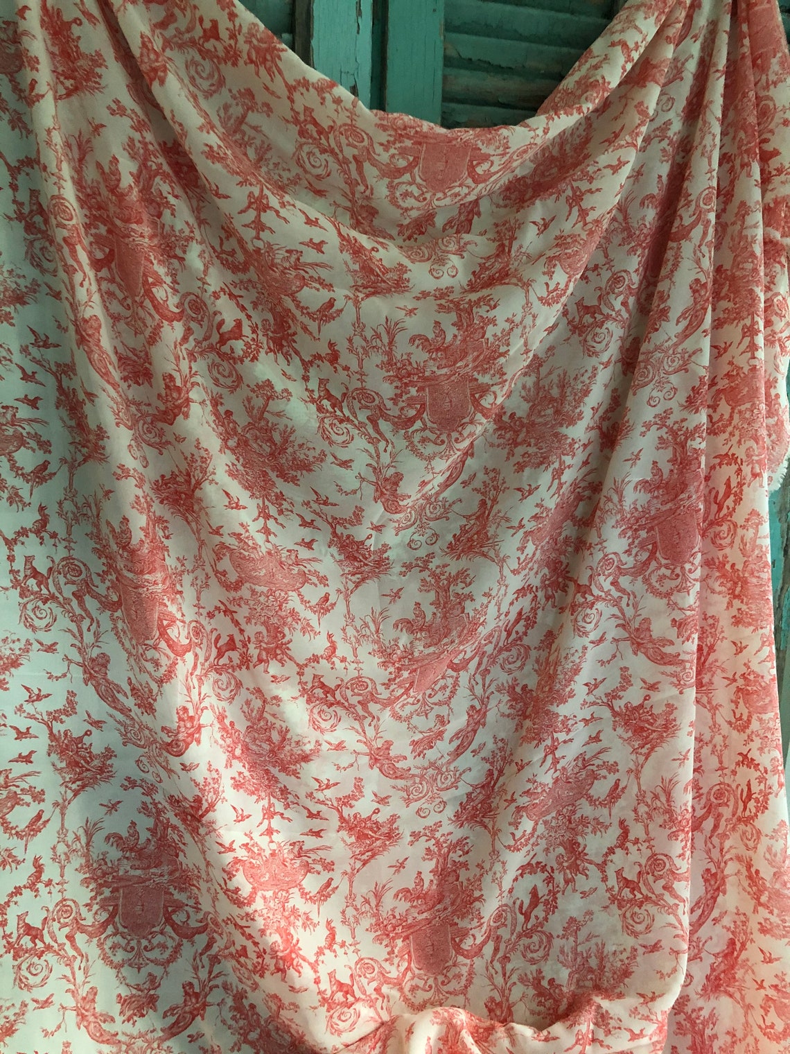 TOILE De JOUY Dress FABRIC Etsy