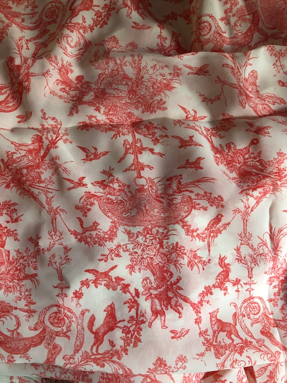 TOILE De JOUY Dress FABRIC Etsy