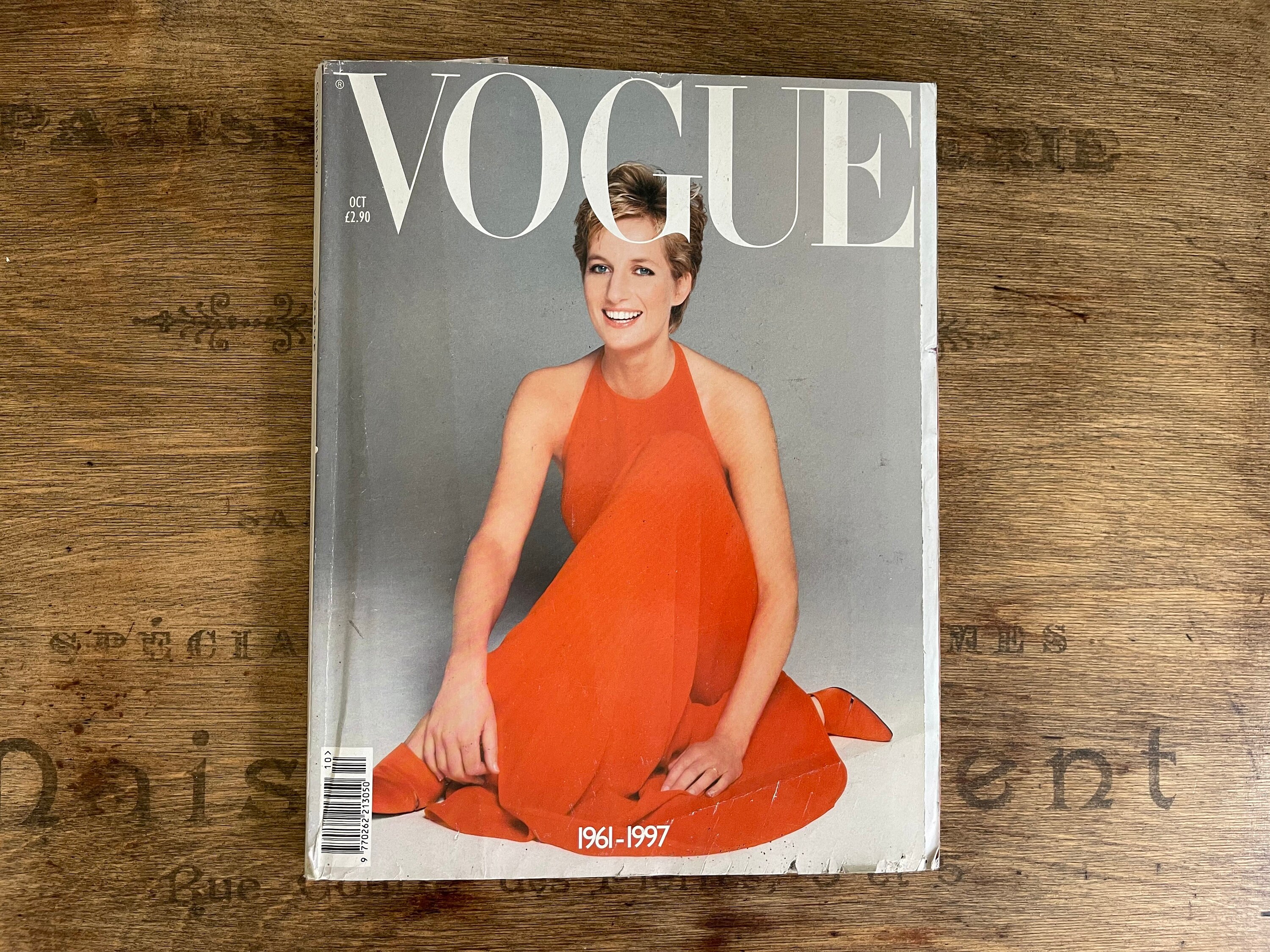 VOGUE DIANA COVER Oct 1997 Special Edition - Etsy