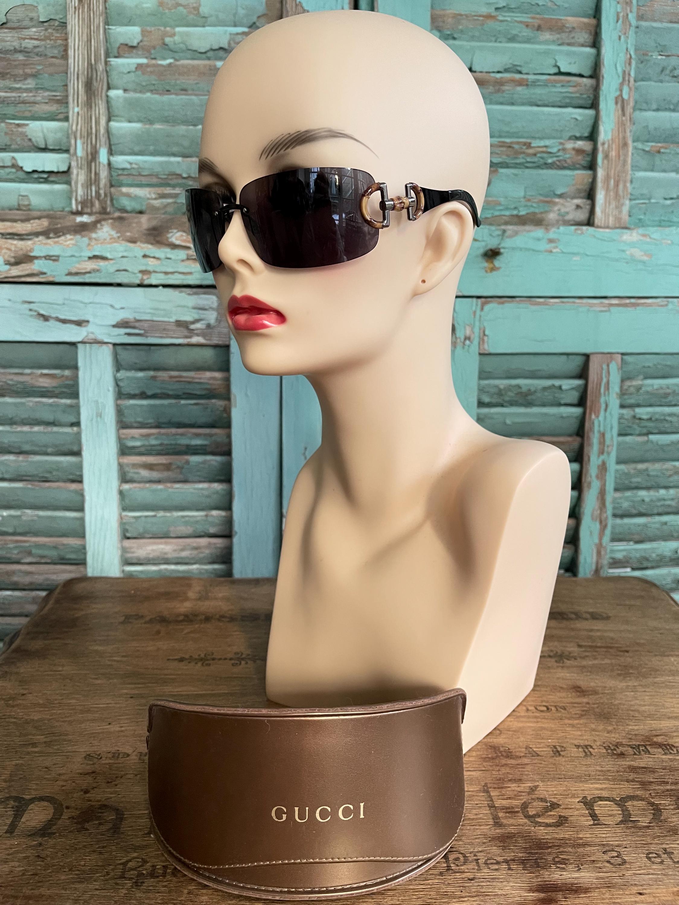 Vintage Gucci sunglasses good condition box kept Gucci Gg 1583/S V086J – Vintage Frames Company main image 3