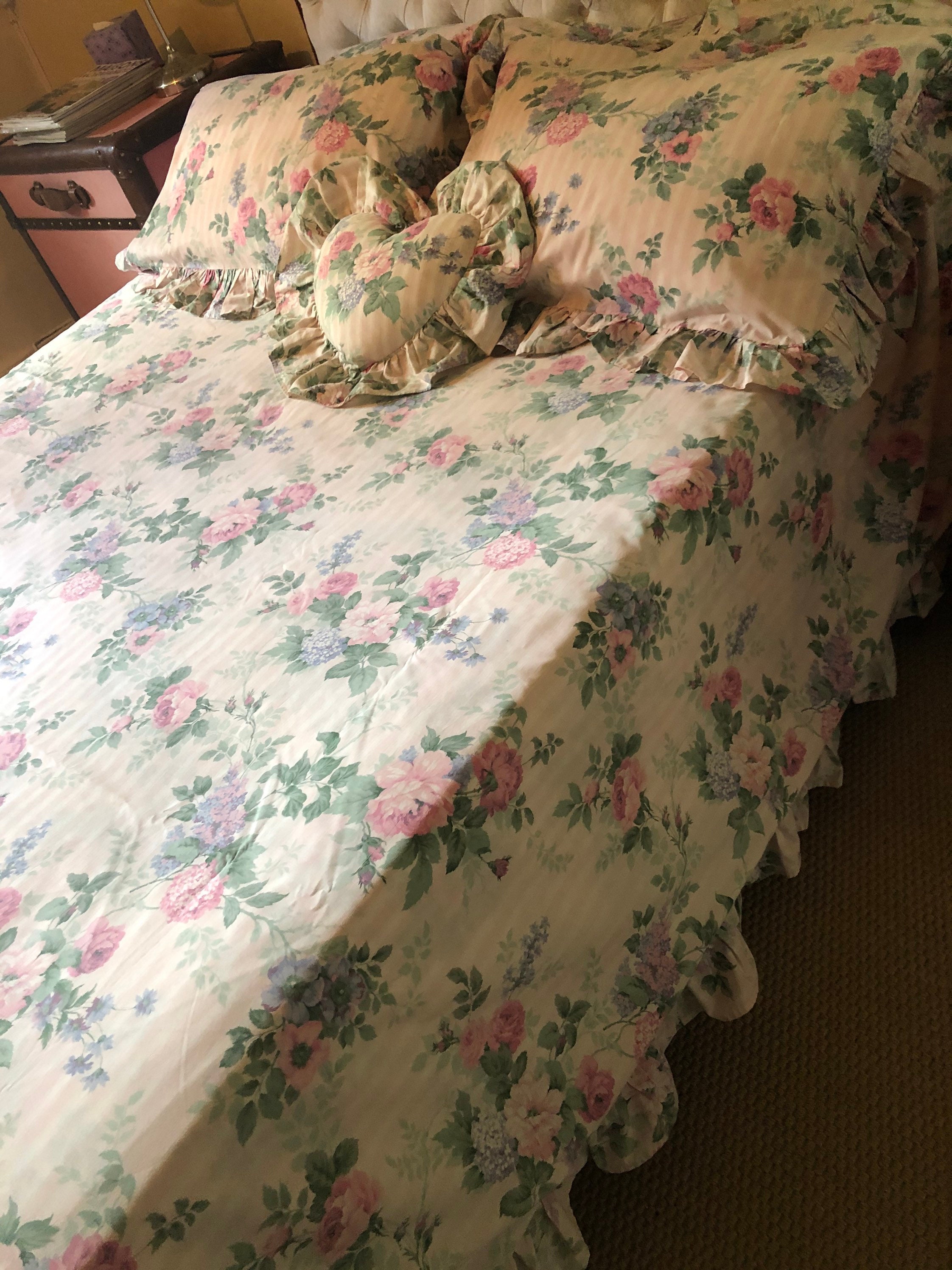 VINTAGE SANDERSON ROSES Bedroom Set Etsy