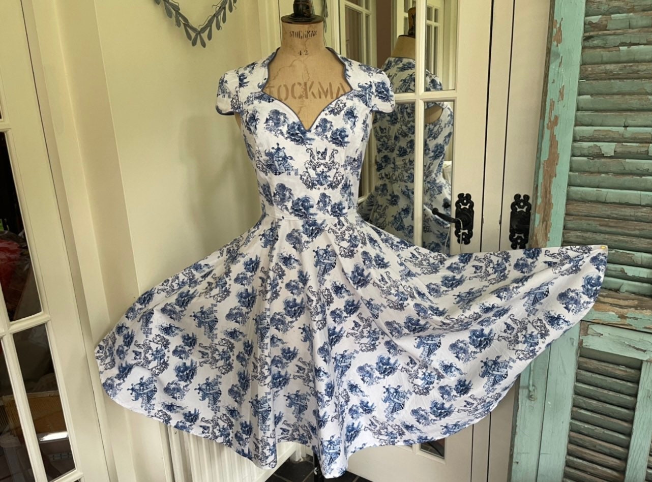 Ameri VINTAGE - TOILE DE JOUY WITH KNIT DRESSの通販 by