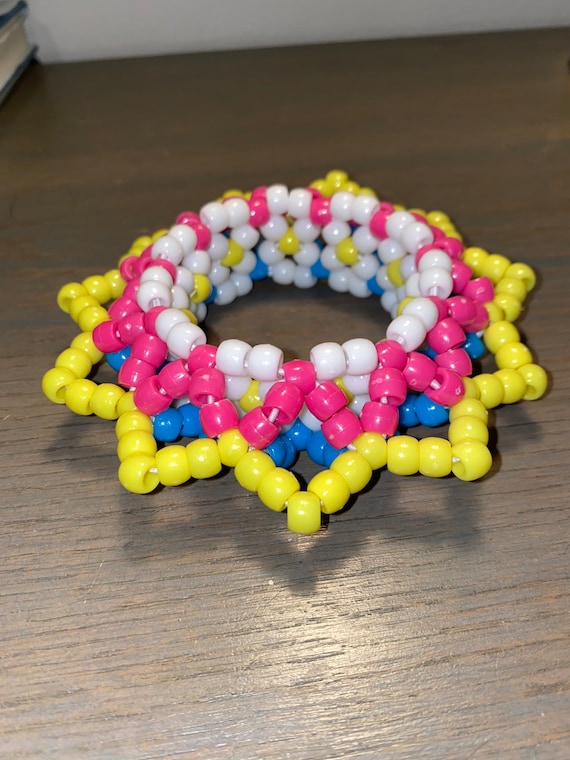 Pansexual Pride 3D UFO Kandi Cuff Etsy
