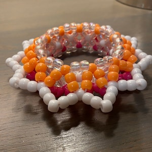 Lesbian Pride 3D UFO Kandi Cuff