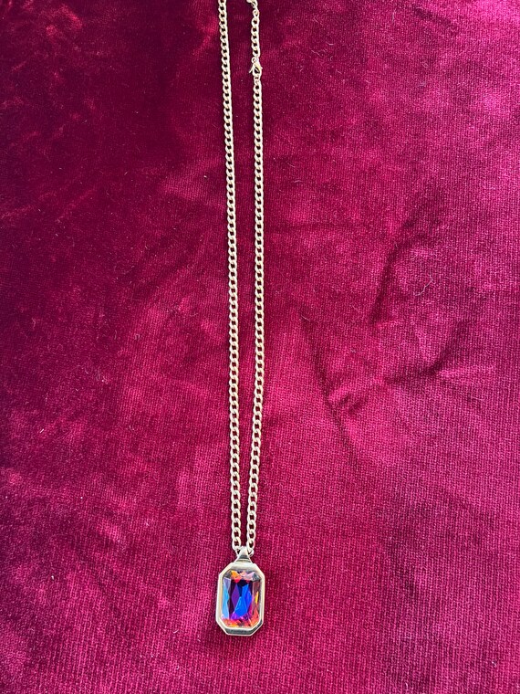 2 Pc Vintage KJL Kenneth Jay Lane “Mystic Topaz” … - image 8