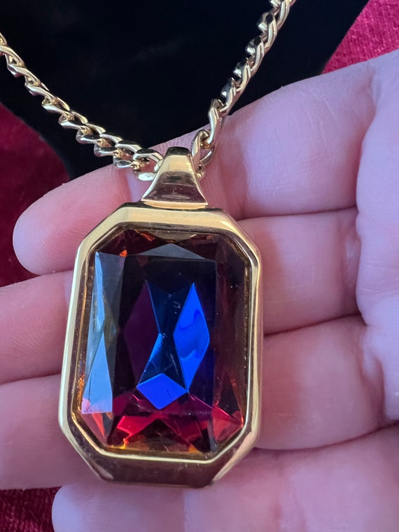 2 Pc Vintage KJL Kenneth Jay Lane “Mystic Topaz” … - image 6