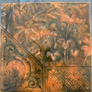 Victorian English Art Nouveau tile