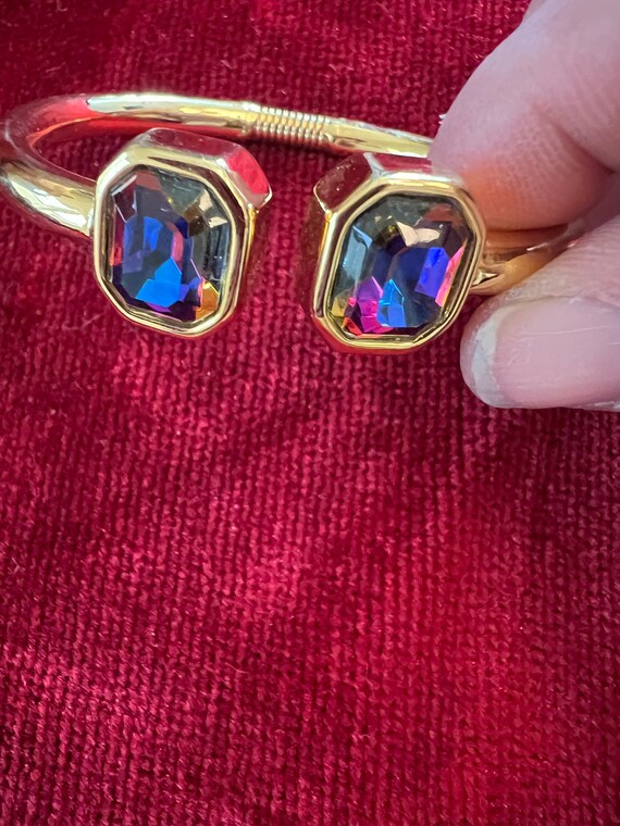 2 Pc Vintage KJL Kenneth Jay Lane “Mystic Topaz” … - image 2