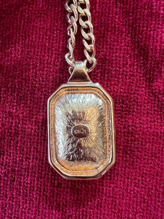 2 Pc Vintage KJL Kenneth Jay Lane “Mystic Topaz” … - image 5