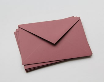 Buste, rosa rossa / DIN C6 / B6