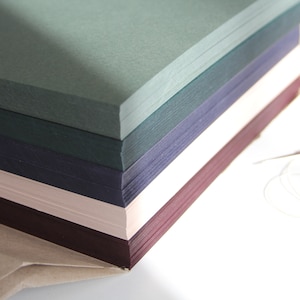 10 Karten / DIN A5 - 14,8 x 21 cm / dickes Papier, 300 g/m2, blanko