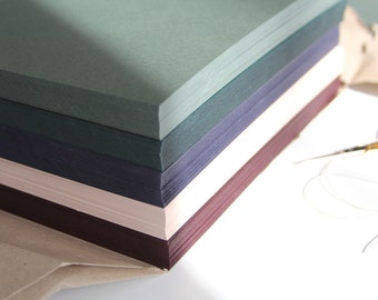 10 Karten / DIN A5 - 14,8 x 21 cm / dickes Papier, 300 g/m2, blanko