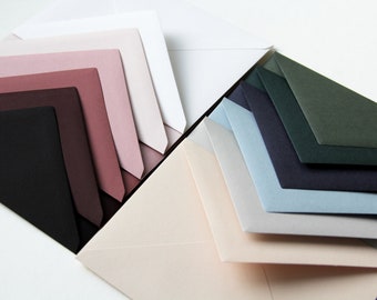 12 enveloppes, échantillon de couleur / DIN C6 - 114 x 162 mm