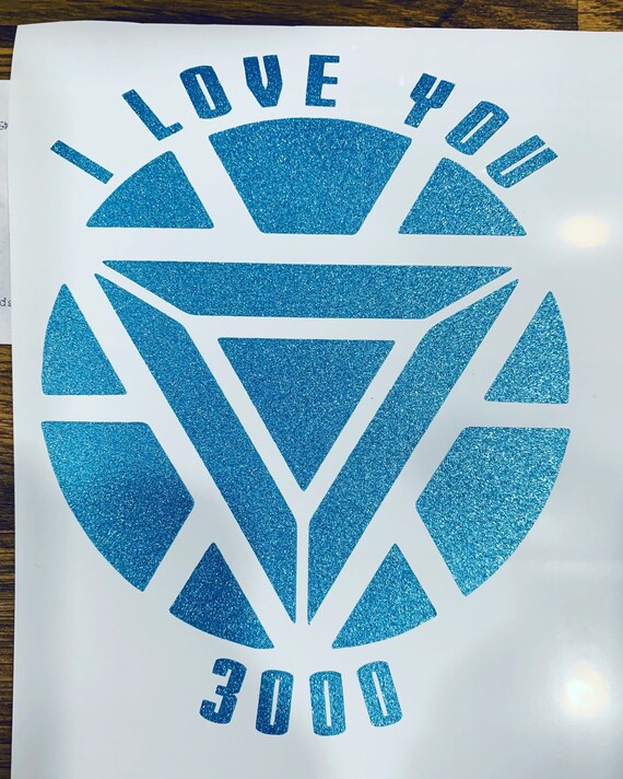 Tony Stark I Love You 3000 Reactor Vinyl Sticker Etsy Tony Stark I Love You 3000 Reactor Vinyl Sticker Etsy