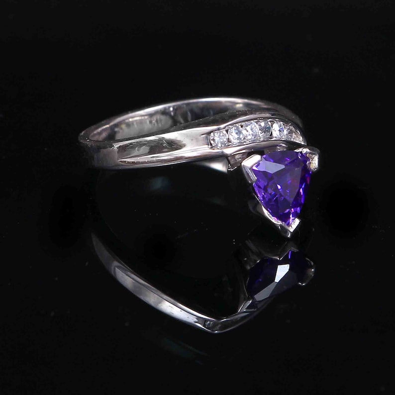 Gift Rings Amazing Handmade Amethyst Silver Ring Amethyst Silver Ring Amethyst Jewelry US 7 Amethyst Ring 925 Sterling Silver Ring