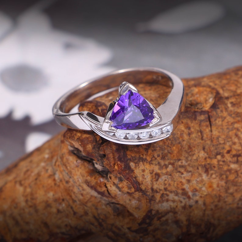 Gift Rings Amazing Handmade Amethyst Silver Ring Amethyst Silver Ring Amethyst Jewelry US 7 Amethyst Ring 925 Sterling Silver Ring