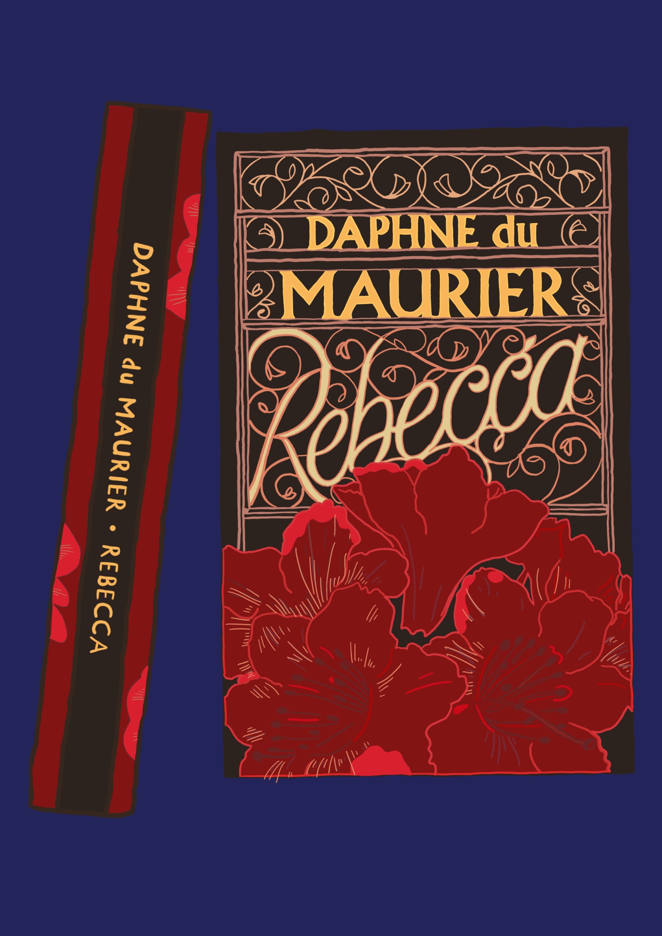 Rebecca by Daphne Du Maurier Print - Etsy