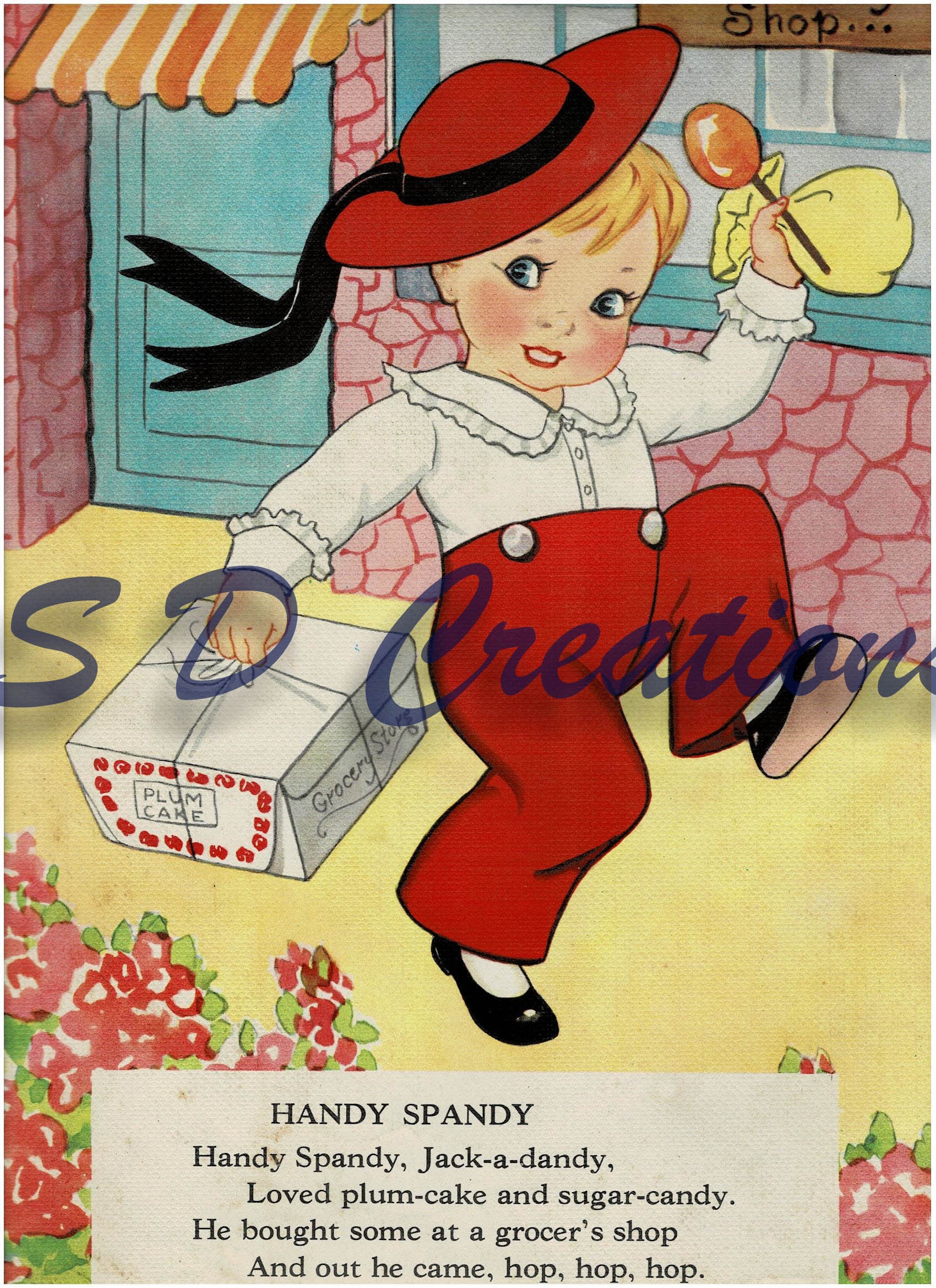 Vintage Nursery Rhymes Kit 1 Etsy