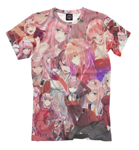 DARLING in the FRANXX Strelizia 02 ZERO TWO Cosplay Causel T-shirt Top Tee Sa