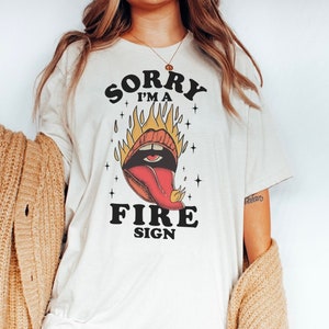 Fire Sign Zodiac T-shirt