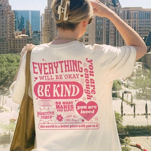 Everything Will Be Okay Shirt Mental Health Shirt Anxiety Shirt Therapist Shirt Therapy Shirt Mental Health Gift Neurodiversity Shirt