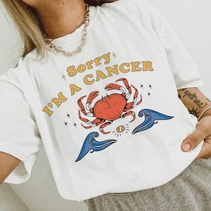 Cancer Shirt Gift Astrology Shirt Zodiac Shirt Cancer Birthday Cancer Zodiac Shirts Zodiac Sign Shirts Zodiac T Shirt Vintage T Shirt