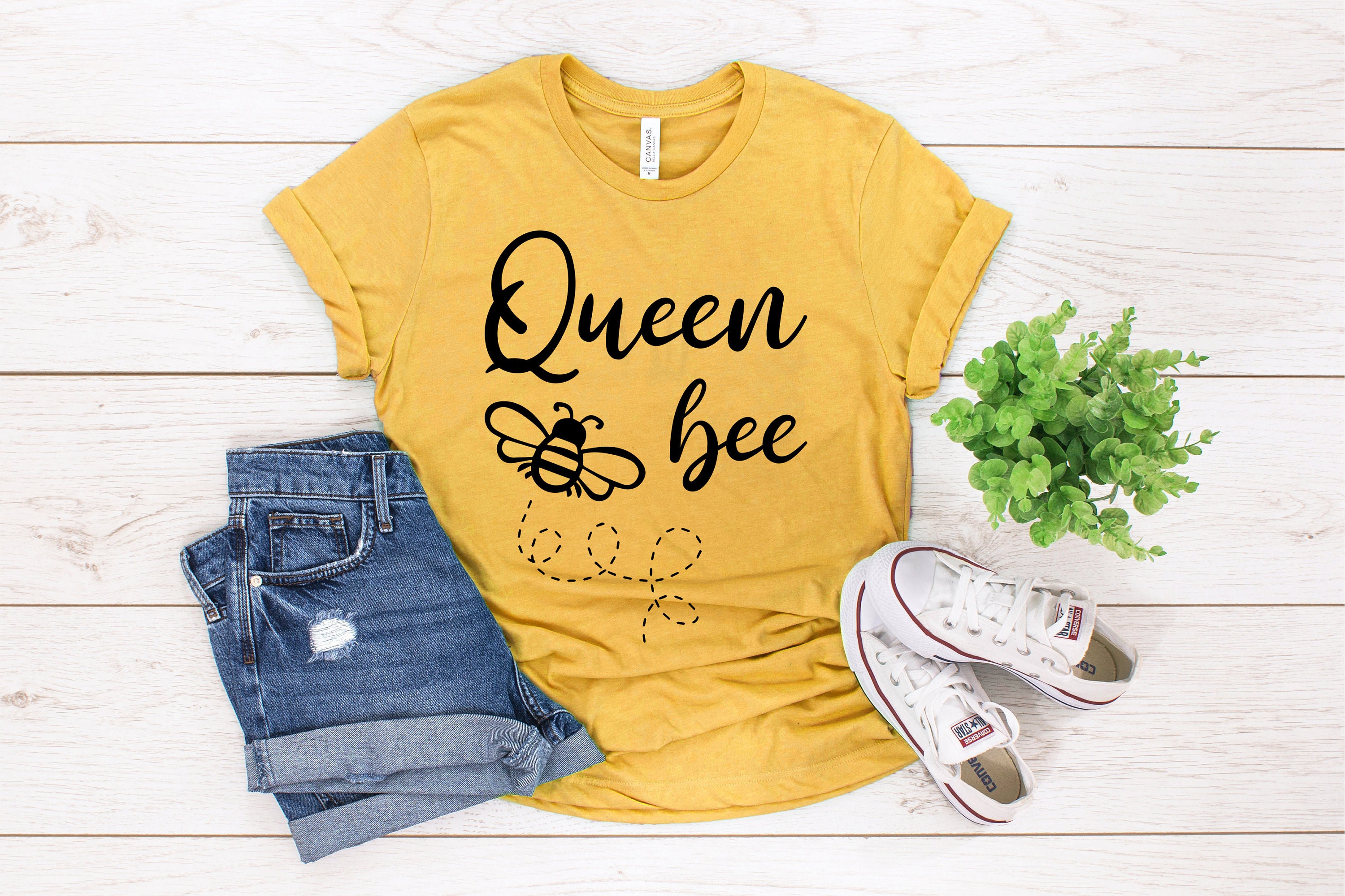 Queen Bee Shirt Gift Mama Bee T-shirt | Etsy