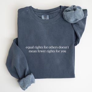 Moletom de direitos iguais Moletom de direitos humanos Resistência Moletom de empatia Cuidando dos outros Moletom feminista Justiça social