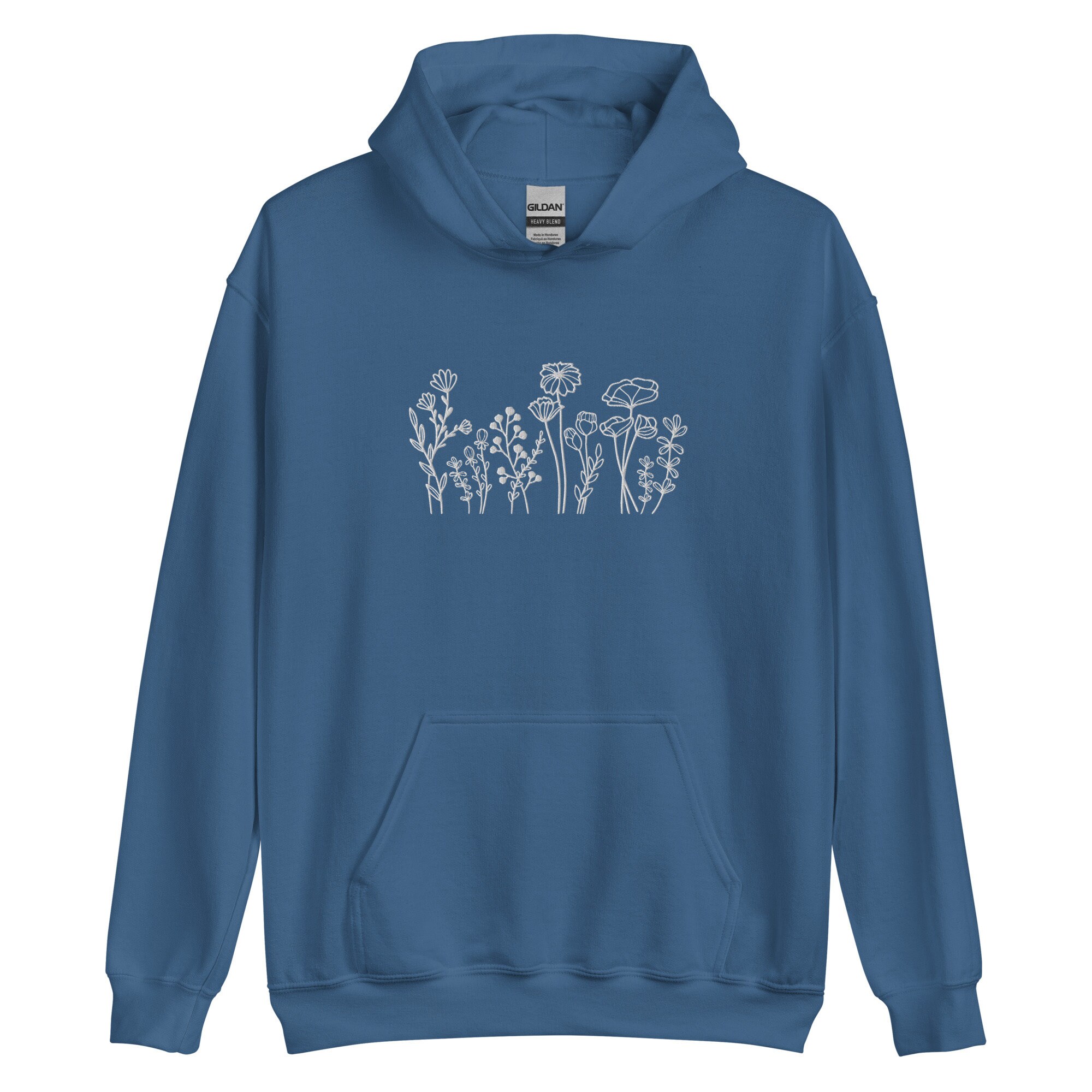 【TWN】23SS★ Flowervery Hoodie Wildflowers Embroidered Hoodie Flower Hoodie Floral Hoodie