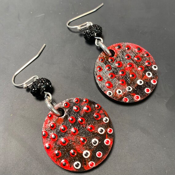 Handpainted earrings