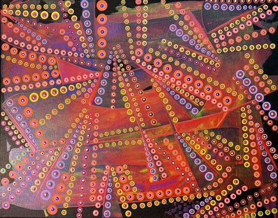 Marquee - Abstract Dot Art by Marti Reckless Simmons