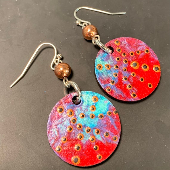 Handpainted earrings