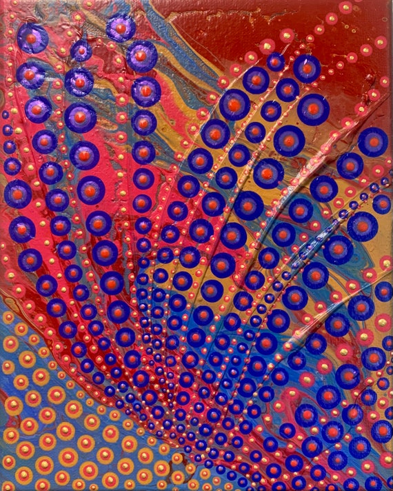 Flight - Abstract Dot Art by Marti Reckless Simmons