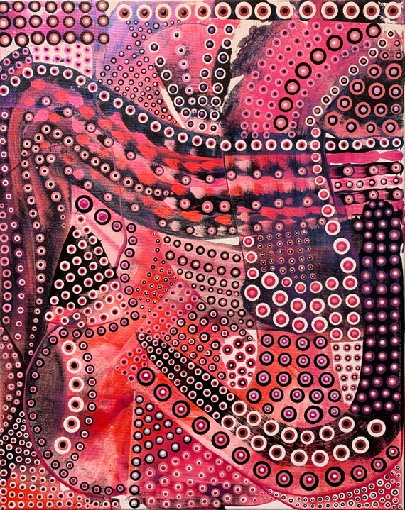 Vestigial - Abstract Dot Art by Marti Reckless Simmons