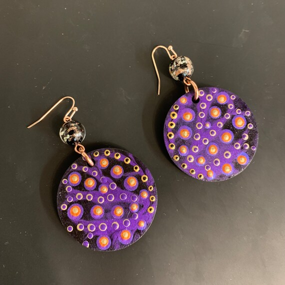 Handpainted earrings