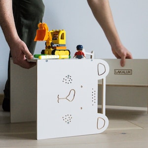 Montessori Cube Chair: Birch Plywood Kids Table