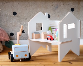 Plywood Kids' Chair / Dollhouse / Shelf