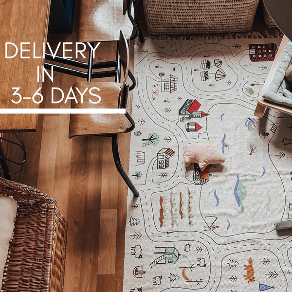 Large Playroom Rug Etsy