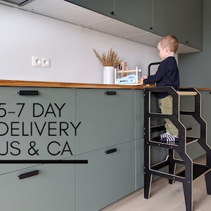 Helper 2in1 Tower , FAST FEDEX SHIPPING, Table and Chair, Learning Stool, Kitchen Tower, Step Stool, Weaning Chair, Montessori Tower