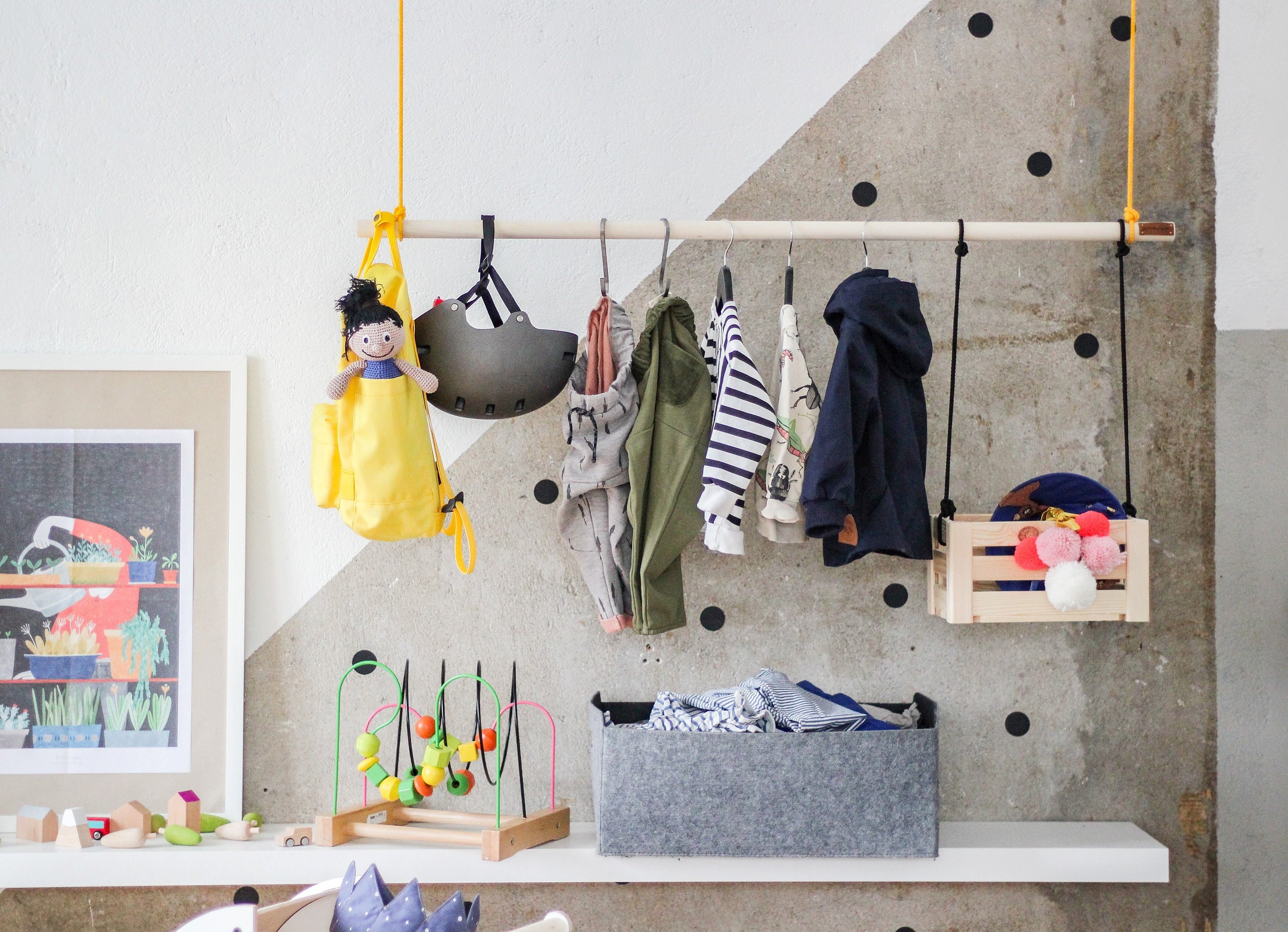 Support de Vêtement Suspendu